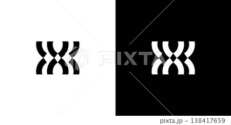 Modern and unique Triple X logo design Modern and unique Triple X logo design 138417659
