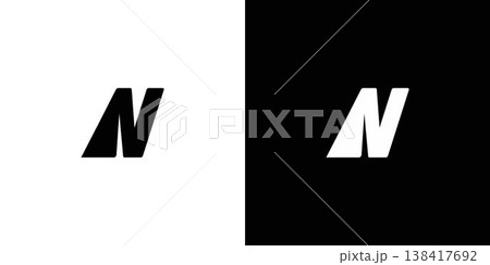 Simple and unique letter AN initials logo design 138417692