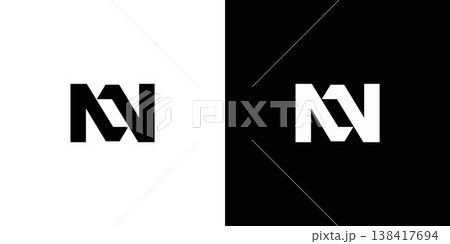 Simple and unique NN logo design 138417694