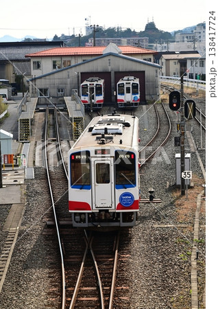 三陸鉄道リアス線の最南端駅 盛駅 三陸鉄道リアス線の最南端駅 盛駅 138417724