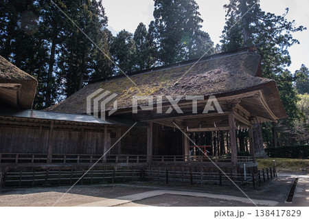 岩手県平泉中尊寺能楽殿 岩手県平泉中尊寺能楽殿 138417829
