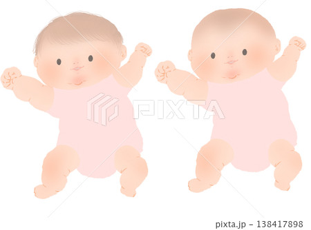 肌着の赤ちゃん 138417898