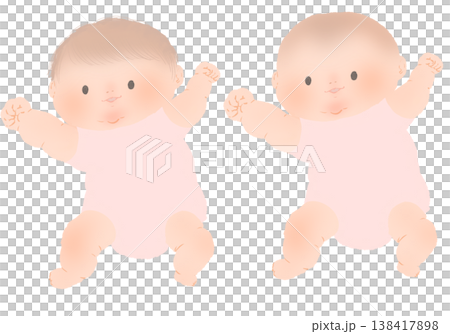 肌着の赤ちゃん 138417898