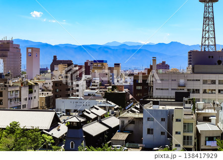 甲府城から見た甲府市街 甲府城から見た甲府市街 138417929