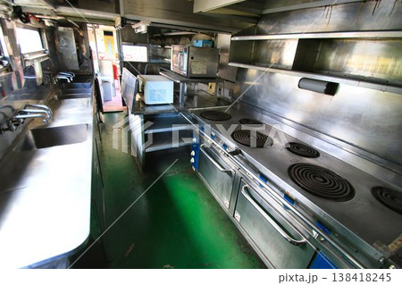 列車旅の醍醐味… 寝台特急の食堂車『厨房・キッチン』 列車旅の醍醐味… 寝台特急の食堂車『厨房・キッチン』 138418245