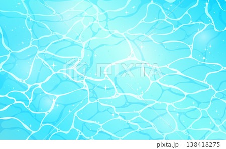 キラキラした明るい水面の背景_横 キラキラした明るい水面の背景_横 138418275