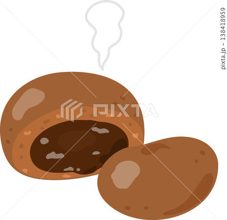 割ったチョコまん 割ったチョコまん 138418959