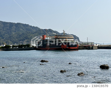 東京湾フェリーしらはま丸_千葉県側金谷港 東京湾フェリーしらはま丸_千葉県側金谷港 138419370