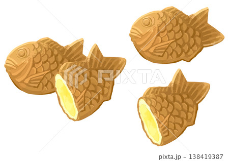 たい焼き(カスタードクリーム) 138419387