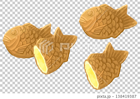 たい焼き(カスタードクリーム) 138419387