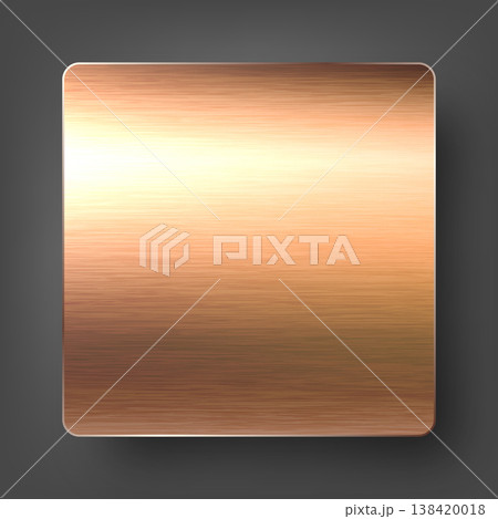Realistic metal banner. Brushed steel or aluminium plate. Polished metal surface. Old grunge texture with scratches. Vector illustration Realistic metal banner. Brushed steel or aluminium plate. Polished metal surface. Old grunge texture with scratches. Vector illustration 138420018