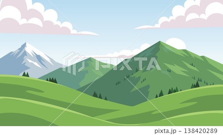 mountain landscape with mountains mountain landscape with mountains 138420289
