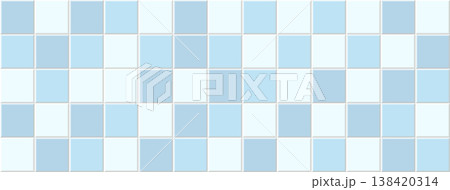 Blue bottom pool tile, mosaic square background. Ceramic tile. Wall bricks abstract texture. Floor bathroom light blue pastel color. mosaic tile floor of swimming pool. Blue bottom pool tile, mosaic square background. Ceramic tile. Wall bricks abstract texture. Floor bathroom light blue pastel color. mosaic tile floor of swimming pool. 138420314