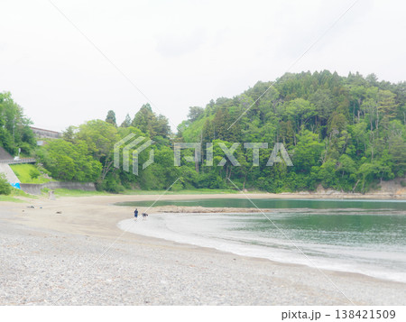 藤の川海水浴場の全景 藤の川海水浴場の全景 138421509