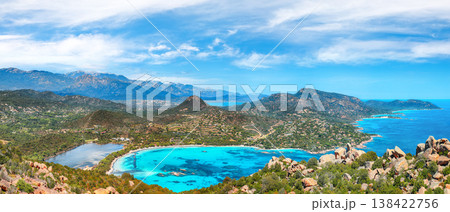 Breathtaking view of Santa Giulia resort. Breathtaking view of Santa Giulia resort. 138422756