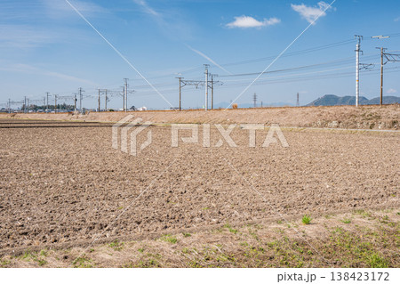 滋賀県近江八幡市安土の田園風景 滋賀県近江八幡市安土の田園風景 138423172
