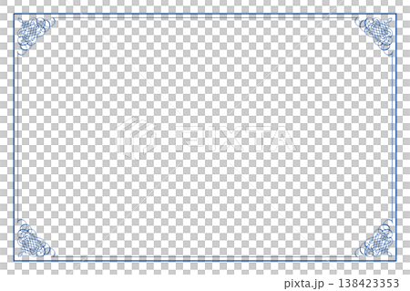 歐洲復古相框背景素材:一個藍色古董相框放置於白色背景上 歐洲復古相框背景素材:一個藍色古董相框放置於白色背景上 138423353