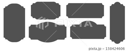 Vintage label set, elegant art deco frame, banner. Classic tags for handmade branding and rustic packaging. Sale sticker, certificate retro emblem Vintage label set, elegant art deco frame, banner. Classic tags for handmade branding and rustic packaging. Sale sticker, certificate retro emblem 138424606