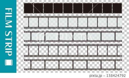 Set of illustrations for film strips Set of illustrations for film strips 138424792