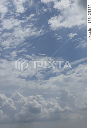 It's a sky with beautiful clouds. 138425332