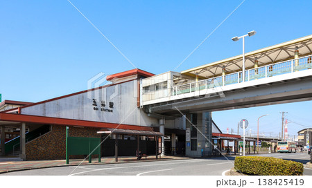 五井駅東口の外観とペデストリアンデッキ 五井駅東口の外観とペデストリアンデッキ 138425419