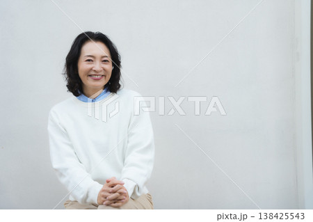 元気な実家の母のポートレート 元気な実家の母のポートレート 138425543