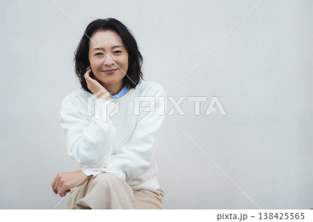 元気な実家の母のポートレート 元気な実家の母のポートレート 138425565