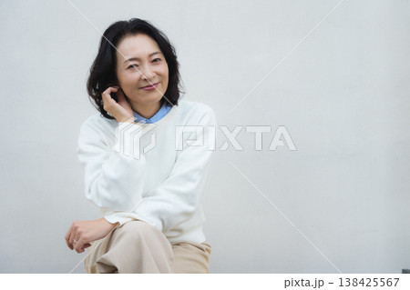 元気な実家の母のポートレート 元気な実家の母のポートレート 138425567