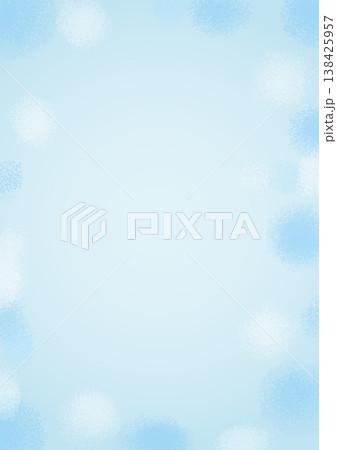 パステル調の背景素材(水色、丸) パステル調の背景素材(水色、丸) 138425957