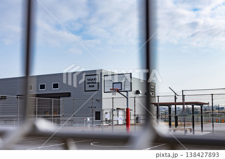 多賀城セントラルパークのバスケットゴール(3x3) 多賀城セントラルパークのバスケットゴール(3x3) 138427893