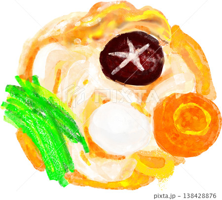 だんご汁のイラスト 138428876