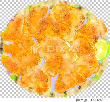 Illustration of Toriten (chicken tempura) Illustration of Toriten (chicken tempura) 138428882