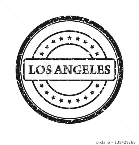 Post stamp, label or badge. Grunge imprint and postmark with text. Brown vintage circle postcard watermark. Used envelope design element. Vector illustration Post stamp, label or badge. Grunge imprint and postmark with text. Brown vintage circle postcard watermark. Used envelope design element. Vector illustration 138429265