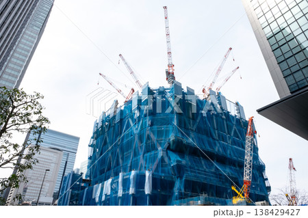再開発が進む大手町の風景 再開発が進む大手町の風景 138429427