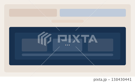 Minimal header split layout with wide lower module, geometric editorial balance, and premium abstract structure for modern interface backgrounds clean 138430441