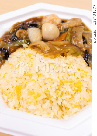 美味しいあんかけチャーハン 美味しいあんかけチャーハン 138431377