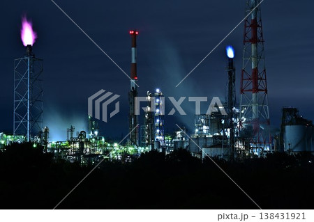 網干の工場夜景 138431921
