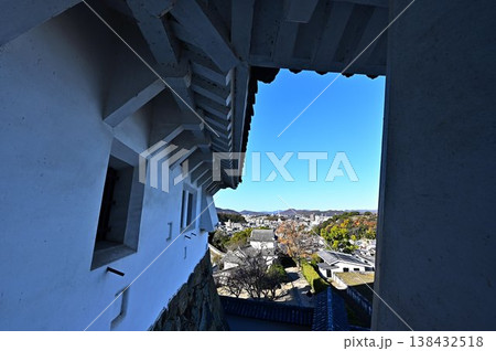 姫路城天守閣からの景色 姫路城天守閣からの景色 138432518