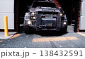 An swat police driving fast on a city street. 3d rendering. 138432591
