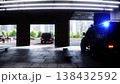 An swat police driving fast on a city street. 3d rendering. 138432592