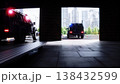 An swat police driving fast on a city street. 3d rendering. 138432599