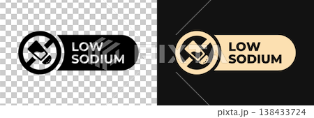 Premium Low Sodium label vector design for packaging. Sodium free icon gold illustration, logo, symbol, sign, stamp, tag, emblem, mark or seal for package. Low salt product sticker. Premium Low Sodium label vector design for packaging. Sodium free icon gold illustration, logo, symbol, sign, stamp, tag, emblem, mark or seal for package. Low salt product sticker. 138433724
