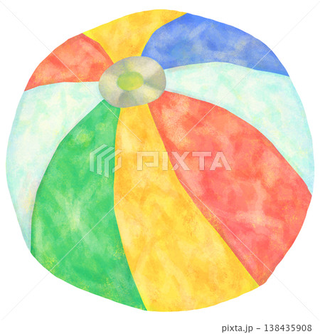 紙風船のイラスト 和風おもちゃ 紙風船のイラスト 和風おもちゃ 138435908