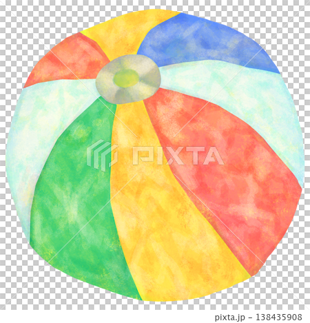 紙風船のイラスト 和風おもちゃ 紙風船のイラスト 和風おもちゃ 138435908