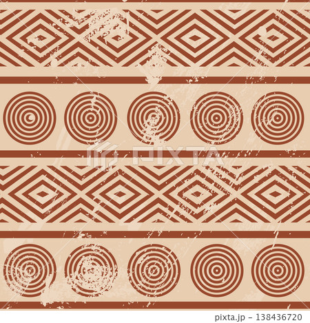 Southwest Native seamless pattern. Ethnic tribal geometric Native American design background. Vector illustration. Southwest Native seamless pattern. Ethnic tribal geometric Native American design background. Vector illustration. 138436720