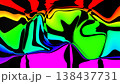 Dynamic and vibrant abstract background featuring a mesmerizing swirl of rainbow colors against a deep black backdrop. Ideal for modern art, digital projects, or creative designs. 138437731