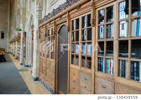 University of Washington, Seattle, Washington State, USA 03-16-2025 - library hall at the university University of Washington, Seattle, Washington State, USA 03-16-2025 - library hall at the university 138439559