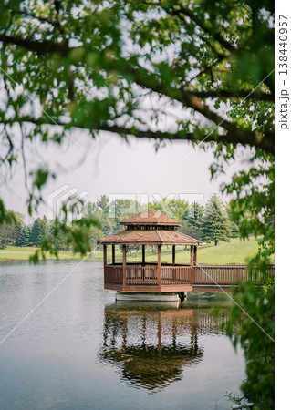 Secluded Sanctuary With Gentle Ripples And Lush Greenery Surrounds Secluded Sanctuary With Gentle Ripples And Lush Greenery Surrounds 138440957
