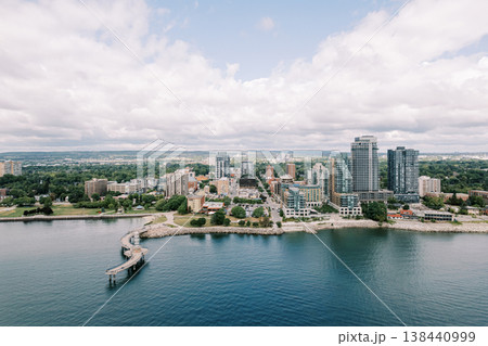 Aerial Waterfront Skyline, Urban Planner 138440999