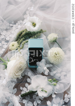Intimate Marriage Proposal Setting With Floral And Jewelry Details 138441032